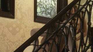 House-fiance pinned on the wall for a hard doggy style nailing