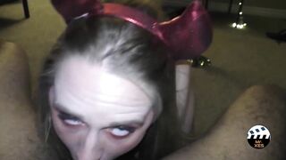 Devil Dancer: Gigi Jax - Hardcore Interracial Halloween Roleplay - Deep Throat, Hard Sex - Trailer