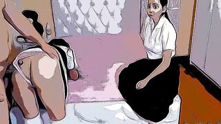 Sexually Educating My teen Year Older 18 Year Old Daughters Part one Hentai Cartoon