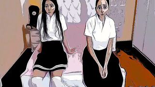 Sexually Educating My teen Year Older 18 Year Old Daughters Part one Hentai Cartoon