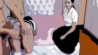Sexually Educating My teen Year Older 18 Year Old Daughters Part one Hentai Cartoon