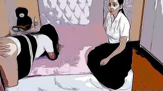 Sexually Educating My teen Year Older 18 Year Old Daughters Part one Hentai Cartoon