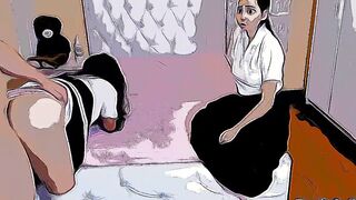 Sexually Educating My teen Year Older 18 Year Old Daughters Part one Hentai Cartoon