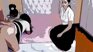 Sexually Educating My teen Year Older 18 Year Old Daughters Part one Hentai Cartoon