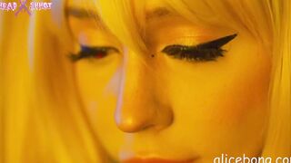 Misa Amane gets her snatch fuck and then cum on her AliceBong