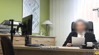 LOAN4K. Tattoo artist has rough sex to got the cash