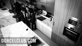 Erotic evening under scene surveillance for Ania Kinski