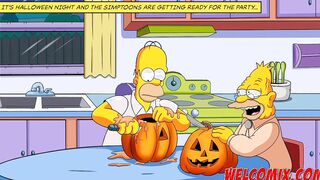 Halloween night with sex - The Simptoons