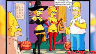 Halloween night with sex - The Simptoons