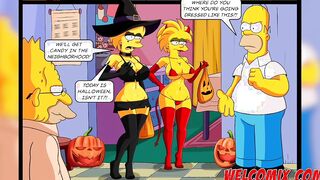 Halloween night with sex - The Simptoons