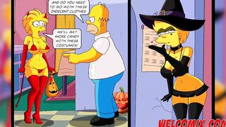 Halloween night with sex - The Simptoons
