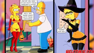 Halloween night with sex - The Simptoons