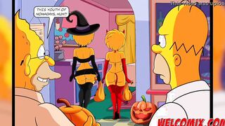 Halloween night with sex - The Simptoons