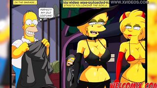 Halloween night with sex - The Simptoons