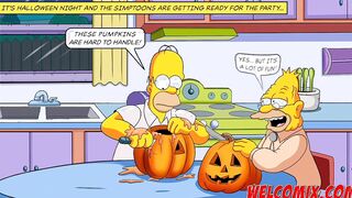 Halloween night with sex - The Simptoons