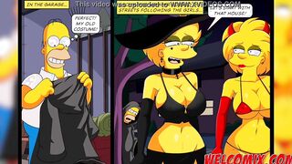 Halloween night with sex - The Simptoons