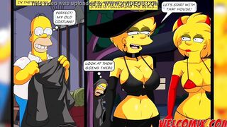 Halloween night with sex - The Simptoons