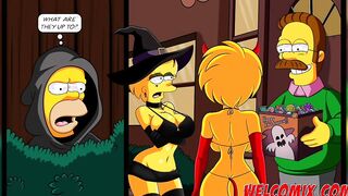 Halloween night with sex - The Simptoons