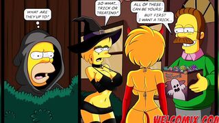 Halloween night with sex - The Simptoons