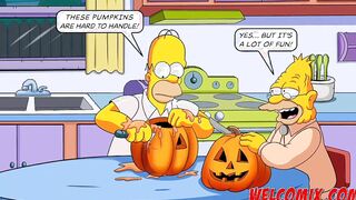 Halloween night with sex - The Simptoons