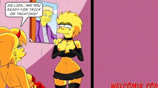 Halloween night with sex - The Simptoons