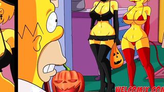 Halloween night with sex - The Simptoons