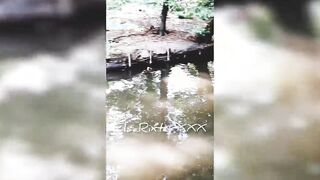 Flashing into outdoor, city park, no lingerie. ElsaRixterXXX