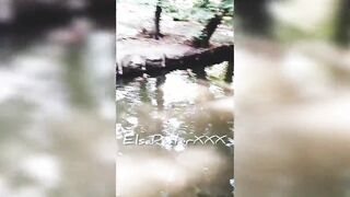 Flashing into outdoor, city park, no lingerie. ElsaRixterXXX