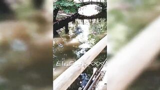 Flashing into outdoor, city park, no lingerie. ElsaRixterXXX