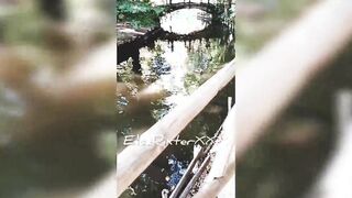 Flashing into outdoor, city park, no lingerie. ElsaRixterXXX
