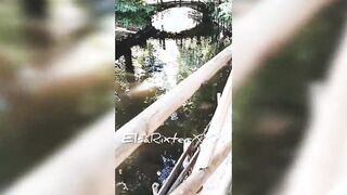Flashing into outdoor, city park, no lingerie. ElsaRixterXXX