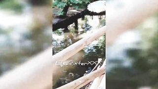 Flashing into outdoor, city park, no lingerie. ElsaRixterXXX