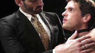 Strip and get anal fucked by Masters big cock