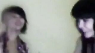 Russian Emo Girl Caught on Webcam