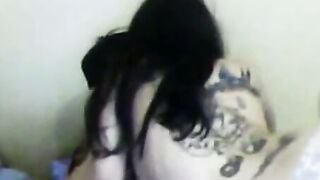 Russian Emo Girl Caught on Webcam