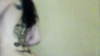 Russian Emo Girl Caught on Webcam