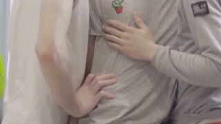 Adorable Michael And Nico Share Logan's Rough Dick Inside A Vulgar Three-way!