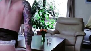 Vulgar maid get her first anal sex and squirted all over me 42