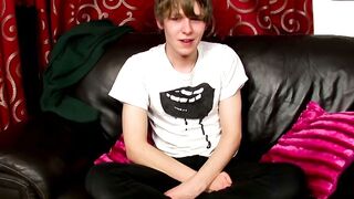 Josh reveals that hes a confident wanker with a big cock