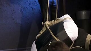 Leather Wedding Tux Bondage Anal