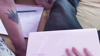 Long Titted Argentinian hispanic stepsis offer fellatio to huge penis. Lady 7