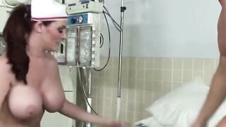 A nurse with long milkings healed a dude with sex - Sophie Dee 7