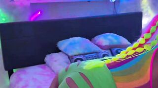Brian Omally Pounds Cheerleader Kait Deep As She Holds Glowsticks!