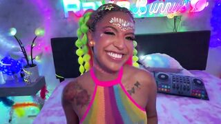 Brian Omally Pounds Cheerleader Kait Deep As She Holds Glowsticks!
