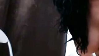 Super Squirter Brunette Masturbates on Webcam