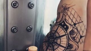Busty Blonde's Steamy Shower Solo Hoe 2