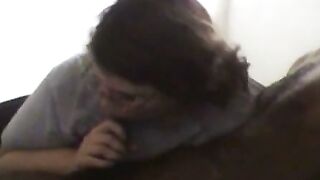 BBW Autumn's Interracial Blowjob