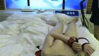 Japanese Wife Chained and Forced to Suck Cock in Hardcore BDSM Training