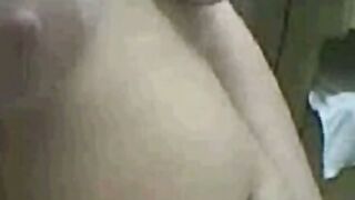 Amateur Arab Girl With Huge Tits Squeezing Boobs On Webcam