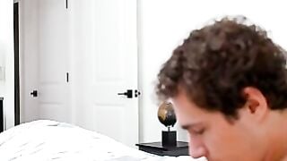 Della Cate Sucks Stepbrother's Morning Wood in Bedroom POV